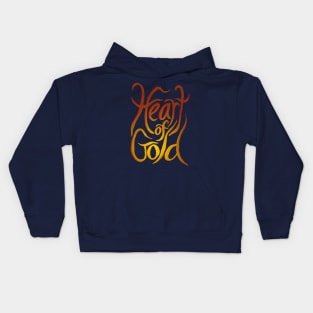 Heart of Gold. Kids Hoodie